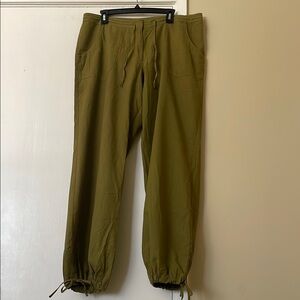 H&M Green Jogger Sweatpants with Elastic Cuffs